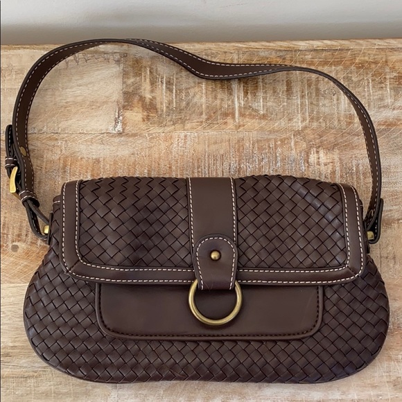 LOFT Handbags - NWOT Ann Taylor LOFT woven leather handbag purse